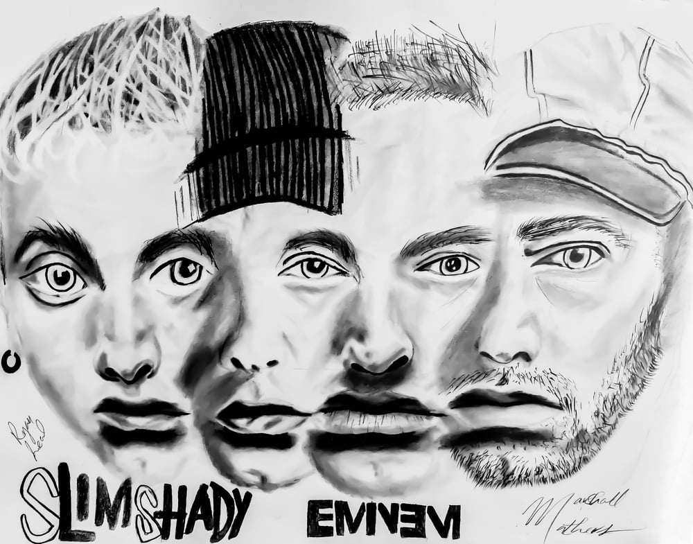 Image of The Evolution of Slim Shady - Eminem - Marshall Mathers Print