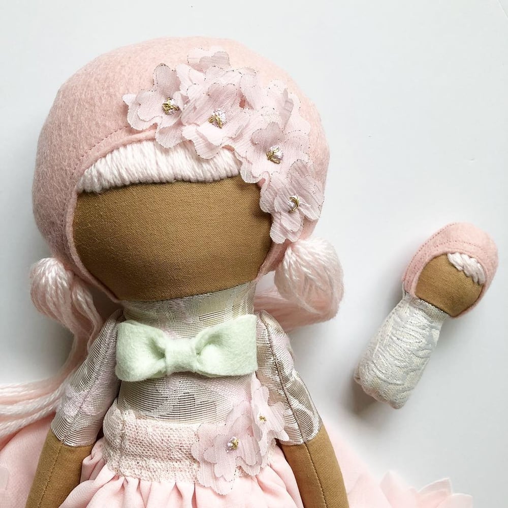 Image of Classic Doll Pink/Mint-choose your own eyes