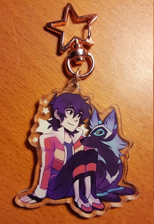 Image of Cosmic Wolf | Acrylic Charm