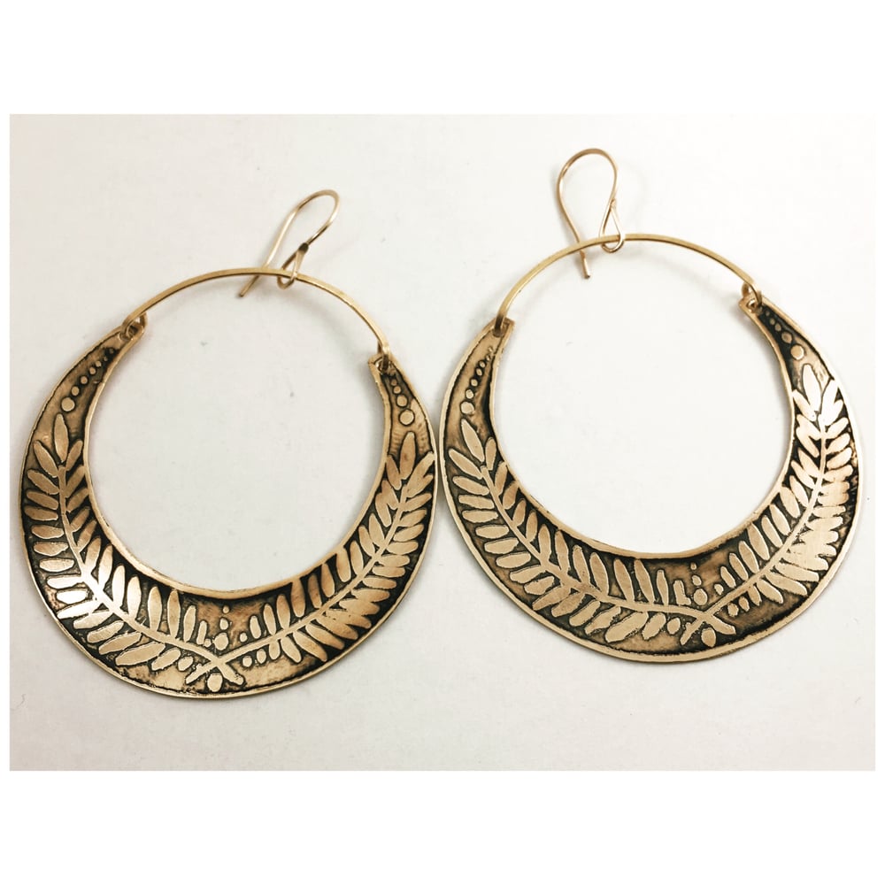 Image of Laurel Hoops