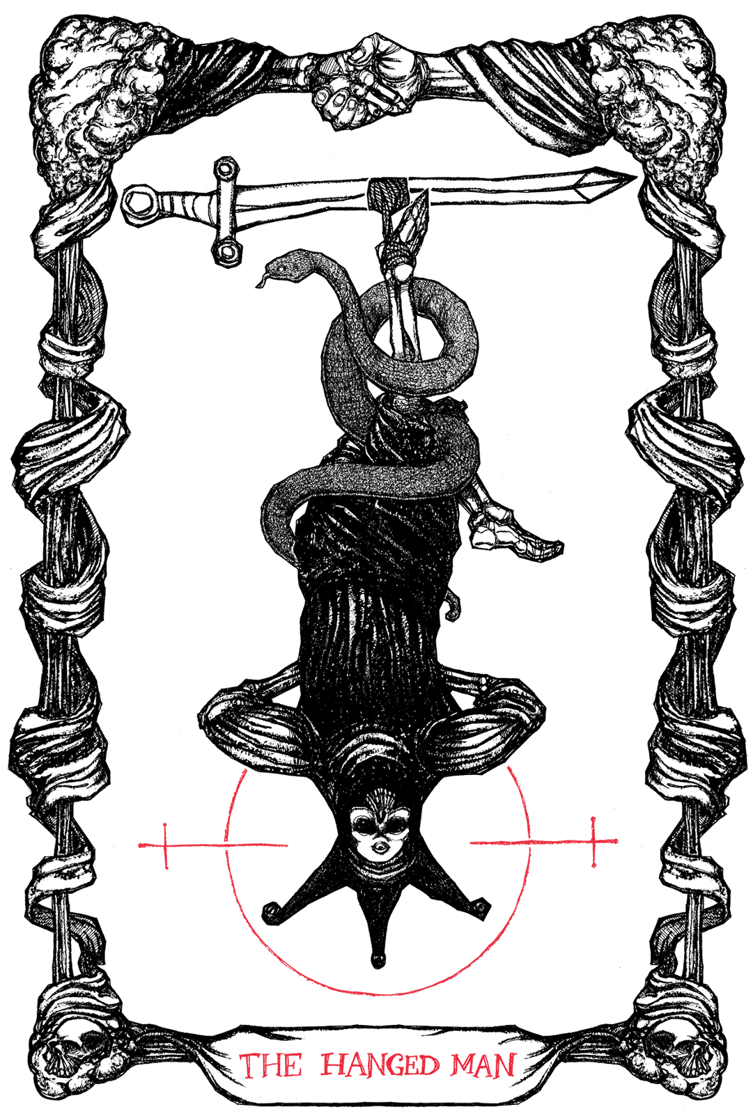 Buy The Hanged Man Tarot Card Design Digital Download for Tattoo Online in  India  Etsy