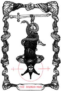 Tarot of the Hanged Man 8.5"x11" Fine Art Print