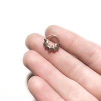 Image 5 of Mini Vampira septum ring / earring in sterling silver or gold