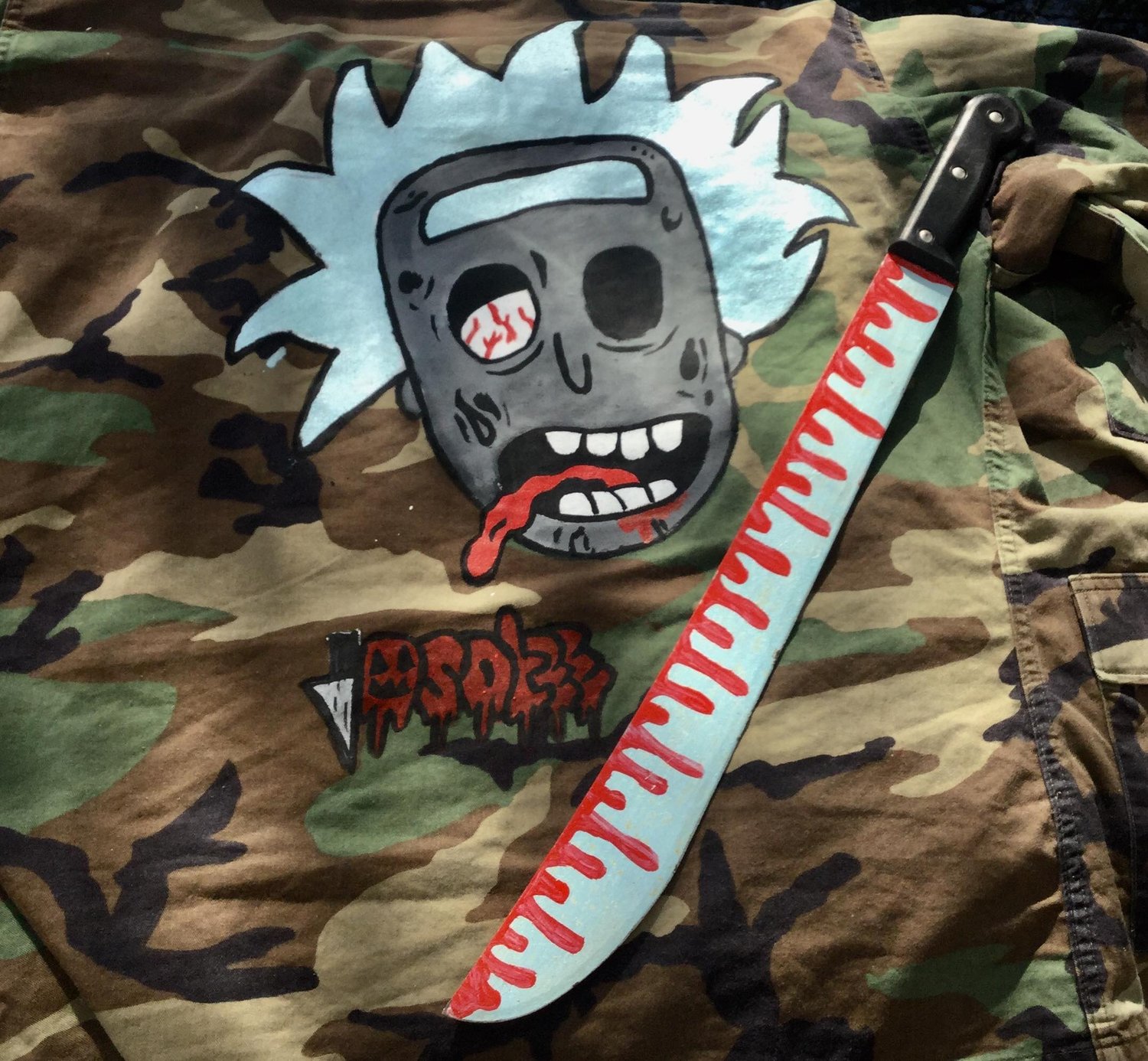 Image of Camo Zombie RIck Jacket