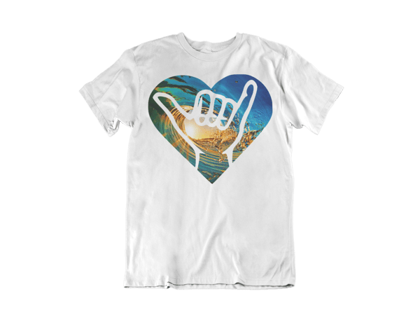 Image of Sunset Wave T shirt