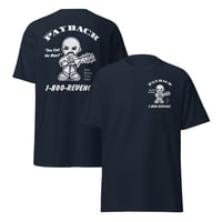 Image 4 of N8NOFACE "PAYBACK" front & back design Unisex classic tee