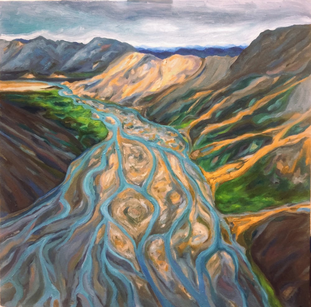 Image of Riverbend - Oil on canvas