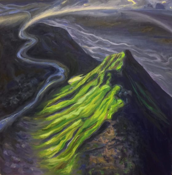 Image of Mælifell - Oil on canvas