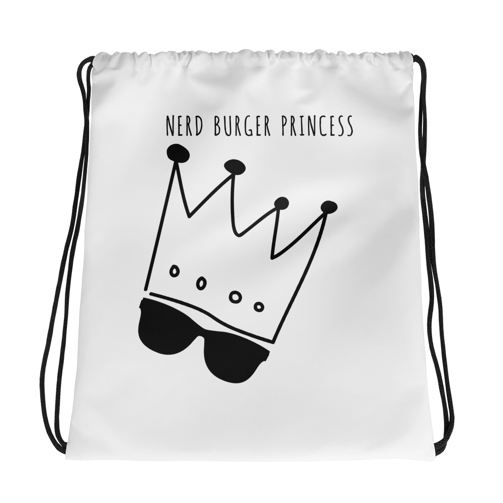 Image of Nerd Burger Princess Draw String
