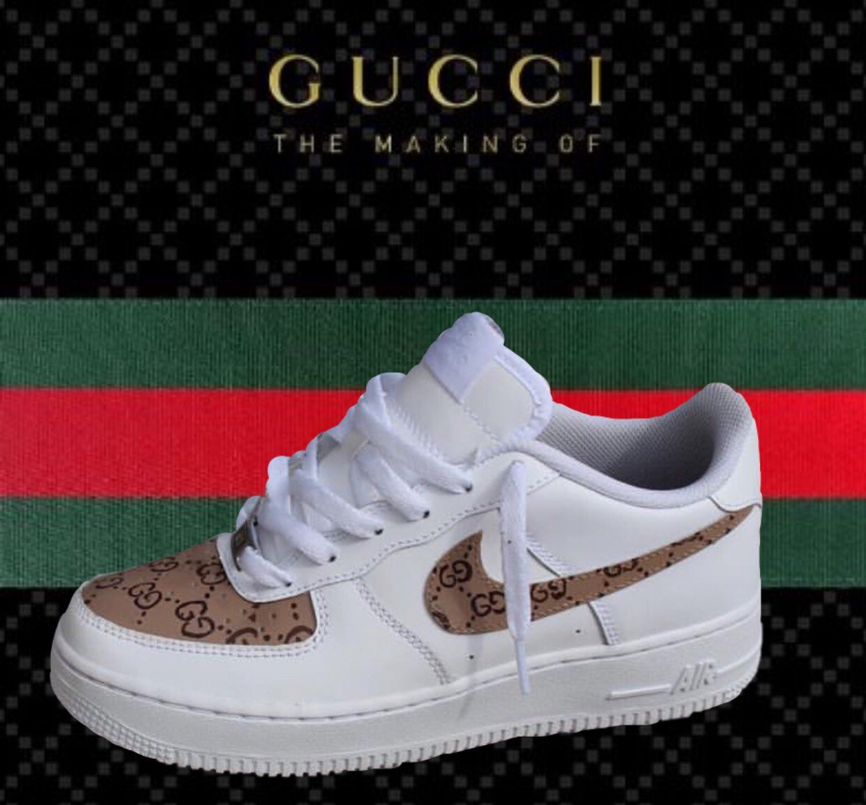 gucci airforce 1s