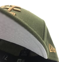 Image 4 of 2520 X NEW ERA  MONOGRAM LOGO "T5T" 59FIFTY FITTED - NEW OLIVE