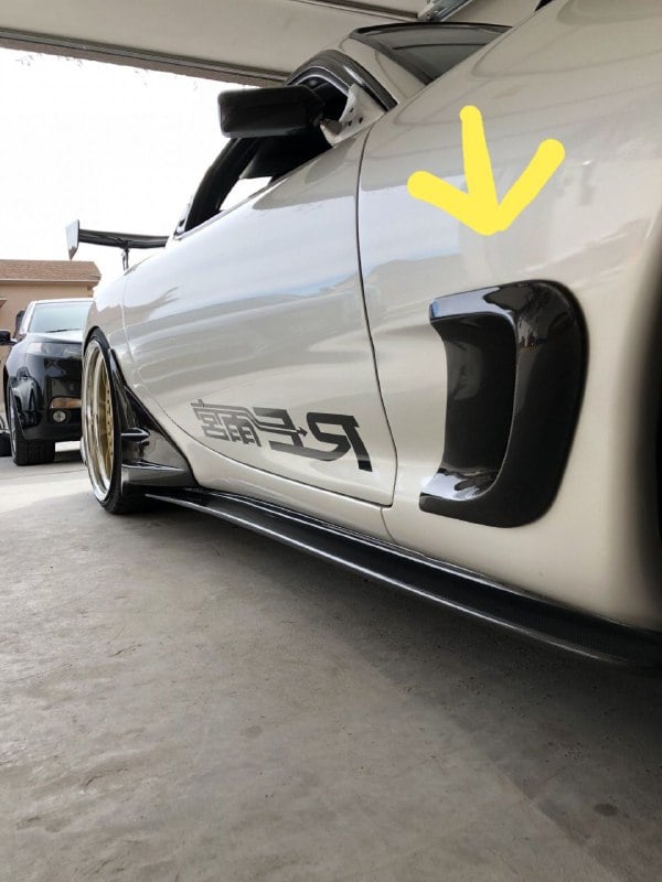 Image of FD3s RE Style Fender Ducts (pair) 