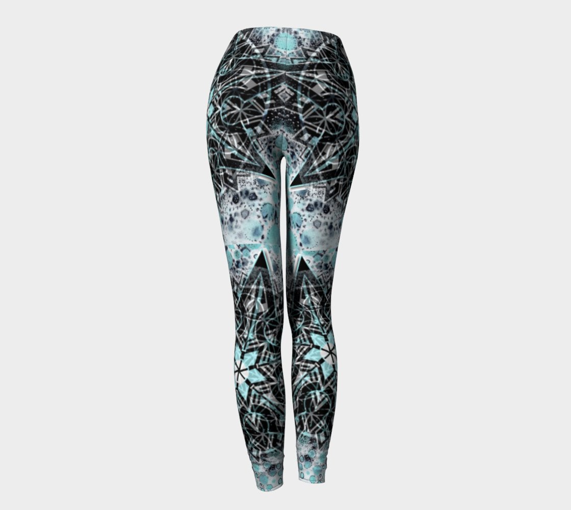 7/8 High-Waist Energy Legging | Elegant Scolloped Detailing