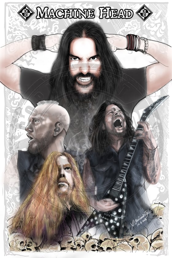 Image of Machine Head - Poster 18”x24”