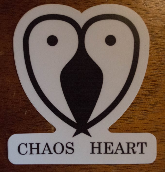 Image of Chaos Heart brand sticker