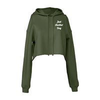 Image 1 of Just Another Day Ladies Cropped Hoodie
