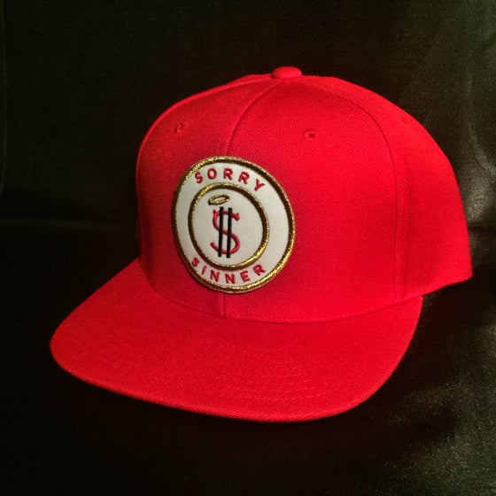 Image of Sorry Sinner Patch Snapback x Red