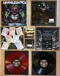 NINE MILES DOWN - Fractures: LP, black or red vinyl, 180 g, hand-n° + bonus CD-EP/Album CD Digipak 