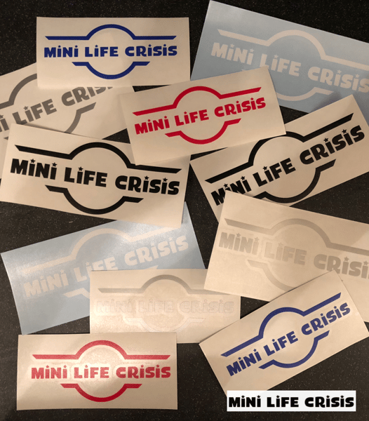 Image of Mini Life Crisis - logo sticker
