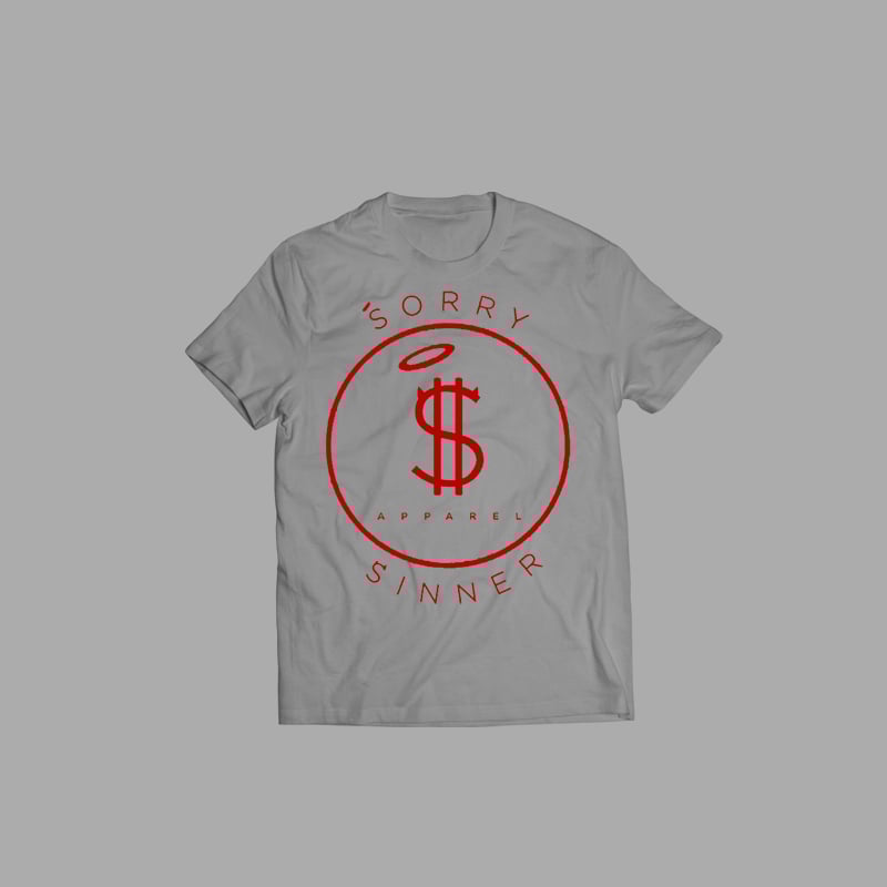 Image of Sorry Sinner O.G. Tee x Grey