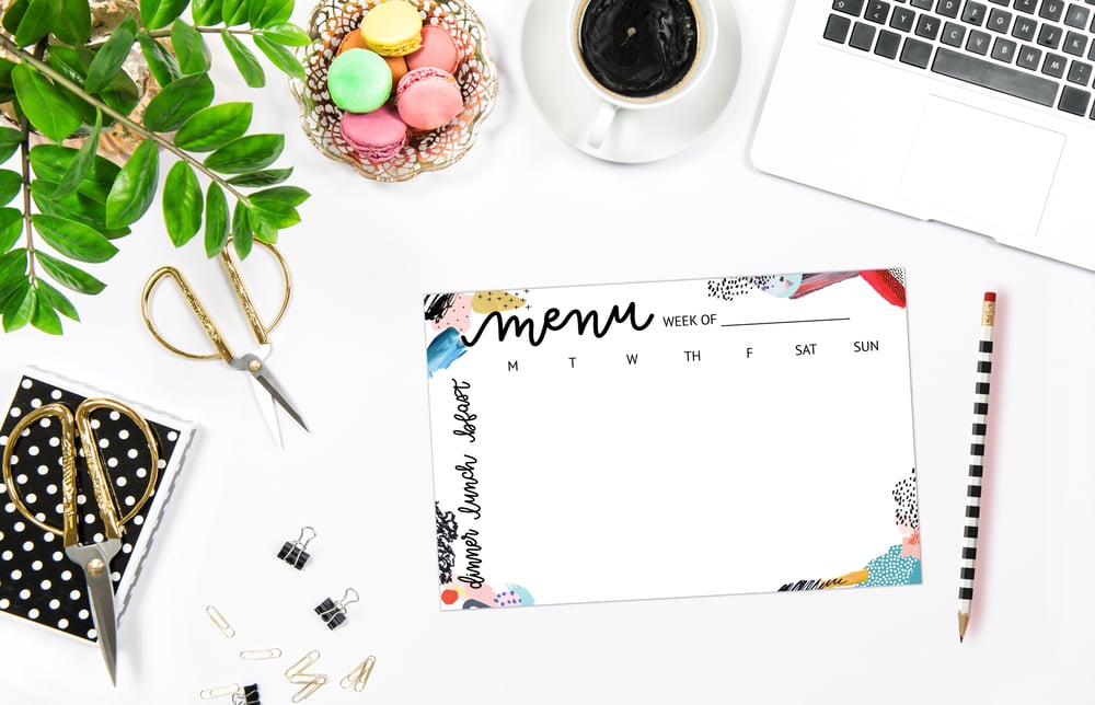 Image of Menu Notepad