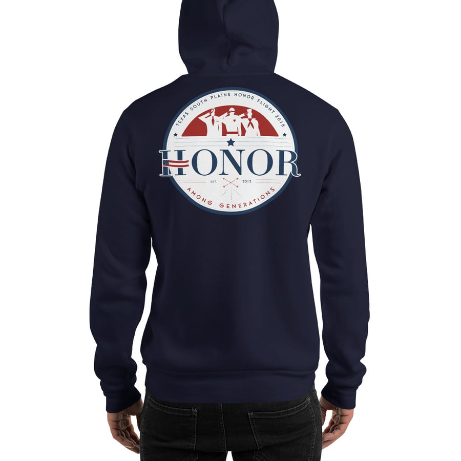 Image of Honor Among Generations Hoody Navy Blue