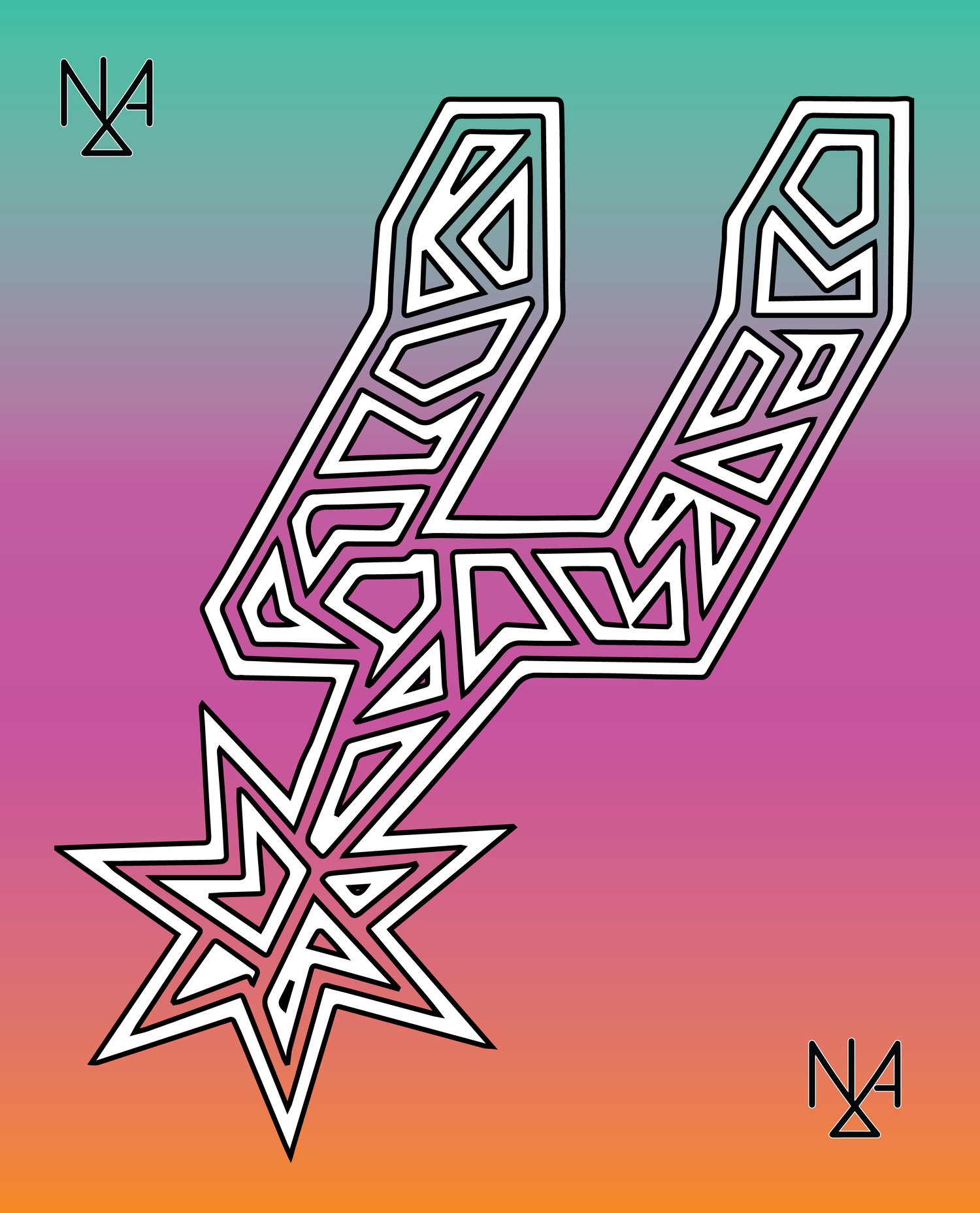 Image of Spurs - Prints + Stickers