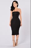 Back to Basics Tube Dress~ Black