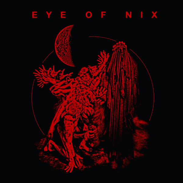 Image of Eye of Nix - limited T-Shirt - Black Somnia red
