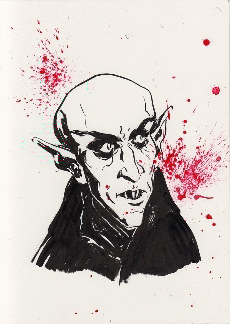 Image of Inktober 2018 - Nosferatu