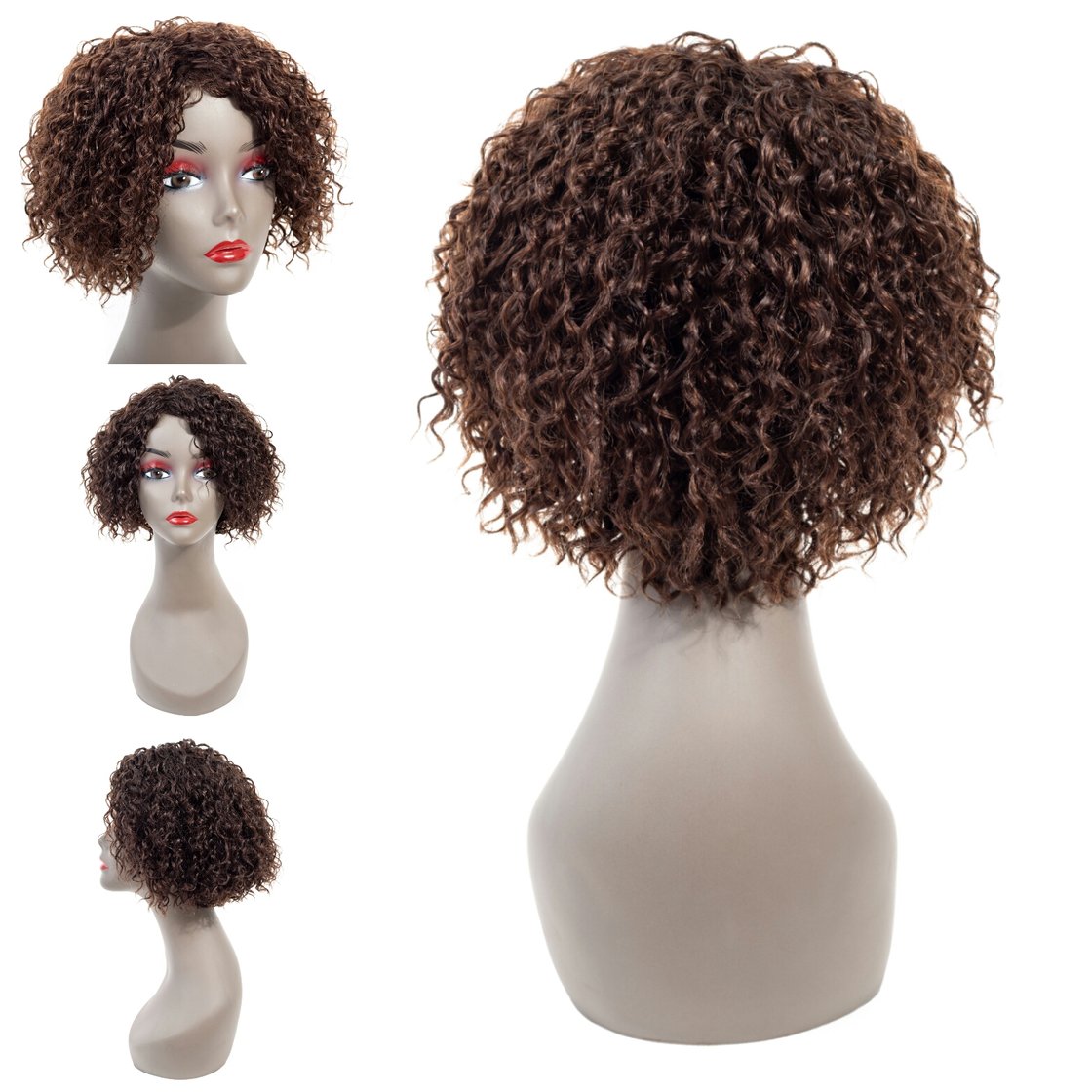 Image of 8" Whole mechanism brown wig