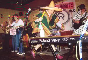 Image of Dodgy Derek's Desert Drive-in Dunk-a-Doughnut Stand. The Killer Rabbits.