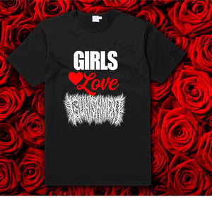 Image of GIRLS LOVE GUNISHMENT T-SHIRT (LAST ONE EVER!!! ONLY £7.50)