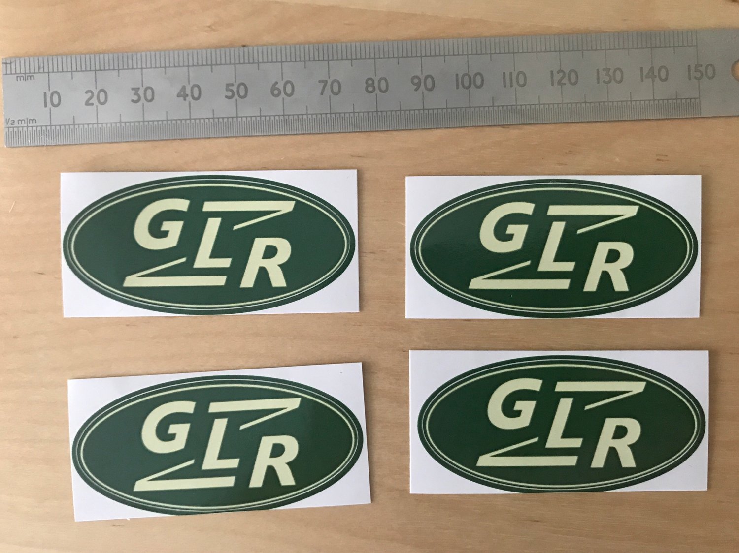 Image of 4 x Green Land Rover Vinyl Decal