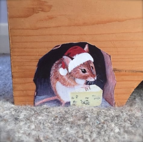 Image of Santa Monty ~ Removable Wall sticker
