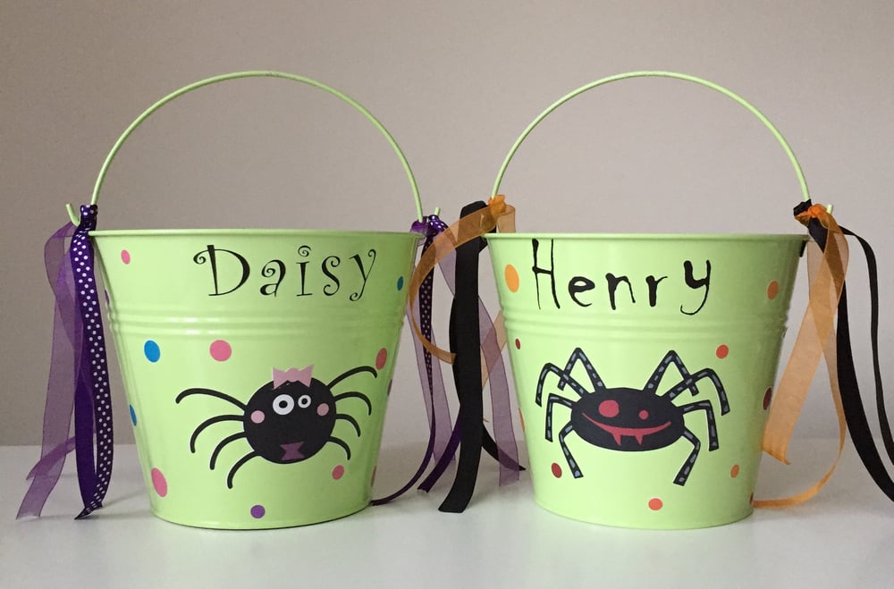 Image of Green Halloween Bucket