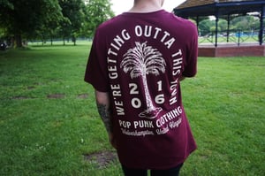Image of Palm Pride T-shirt | Maroon 🌴