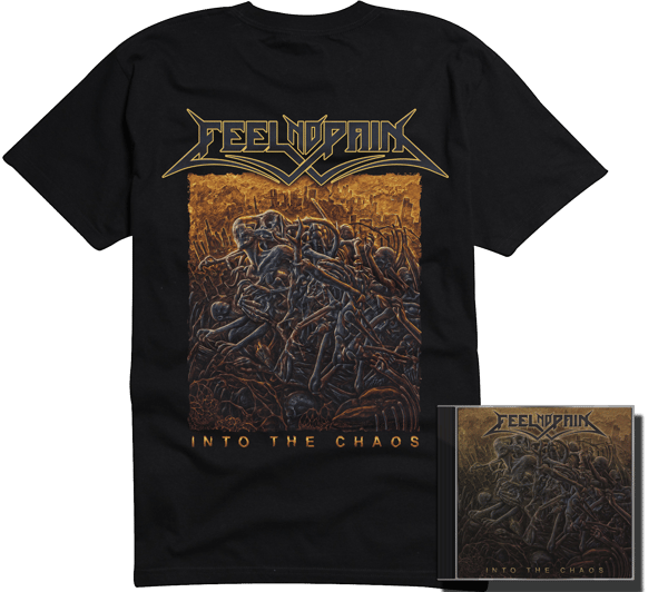 Image of Pack Into The Chaos T-shirt + CD