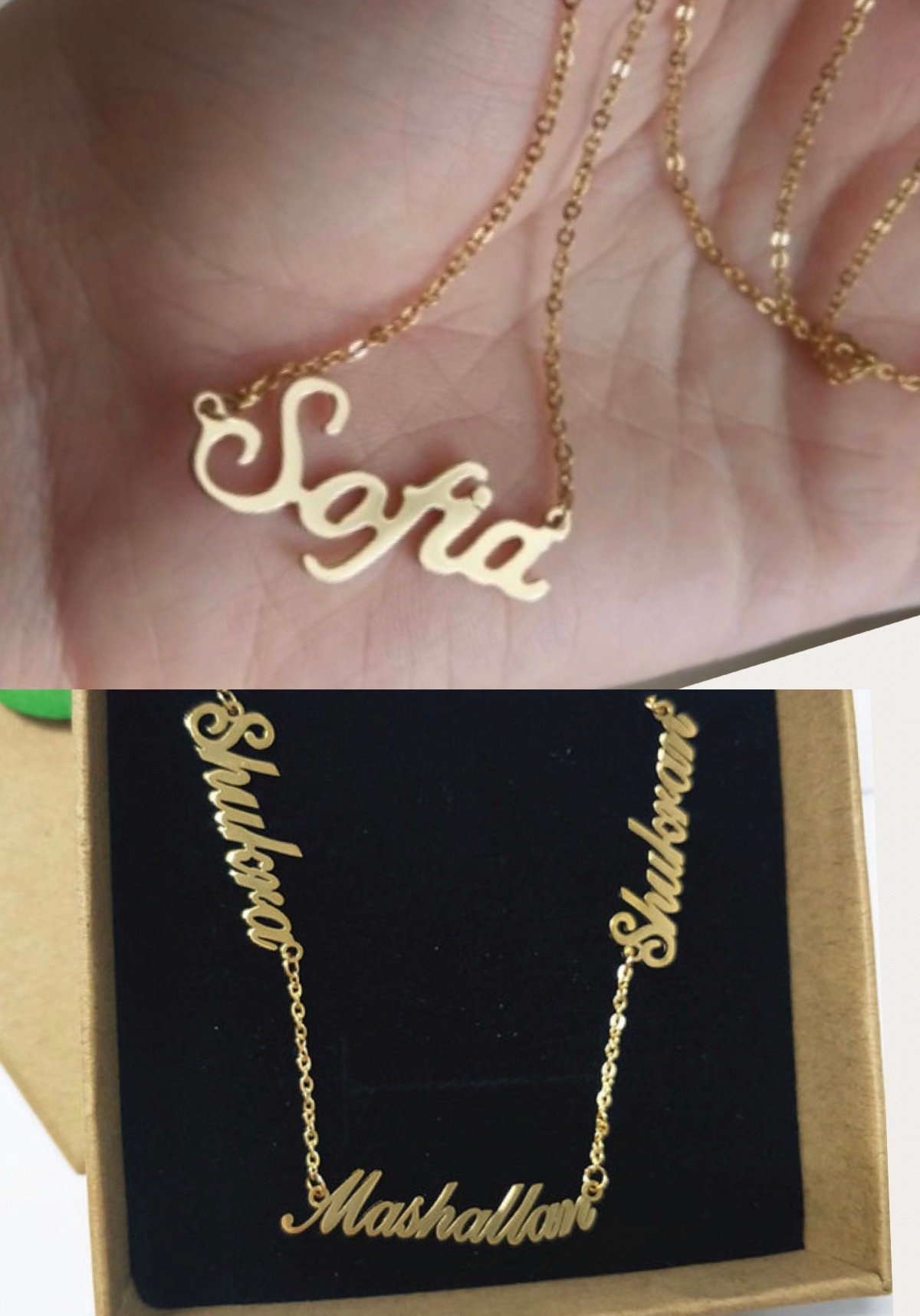 Image of Custom Name Plate Necklace 