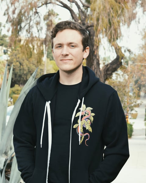 Image of Basil-isk Black Hoodie (American Apparel)