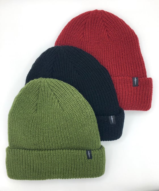 Image of ***NEW*** "STAB" WATCH CAP (OLIVE, BLACK, MAROON)