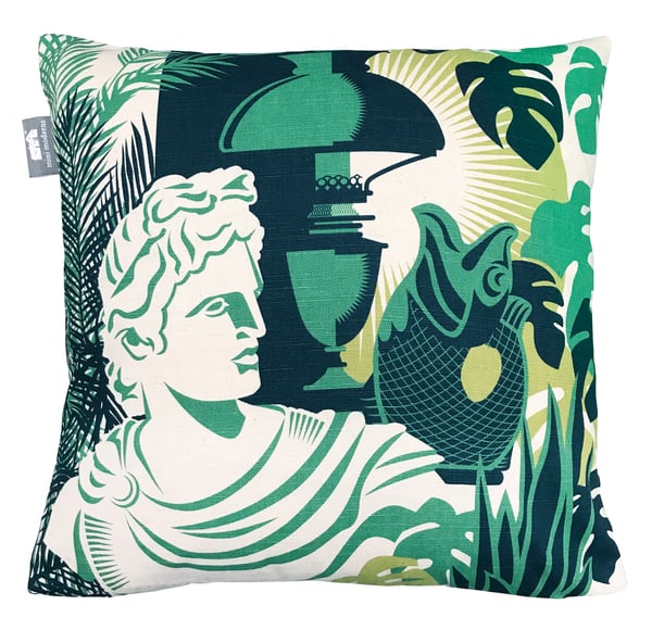 Image of Art Room Cushion - Coach Emerald