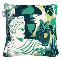 Image 1 of Art Room Cushion - Coach Emerald
