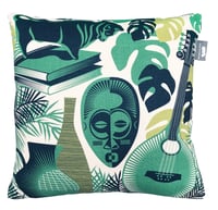Image 2 of Art Room Cushion - Coach Emerald