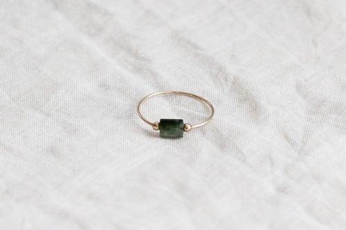 Image of Bague Meluna // Green Tourmaline