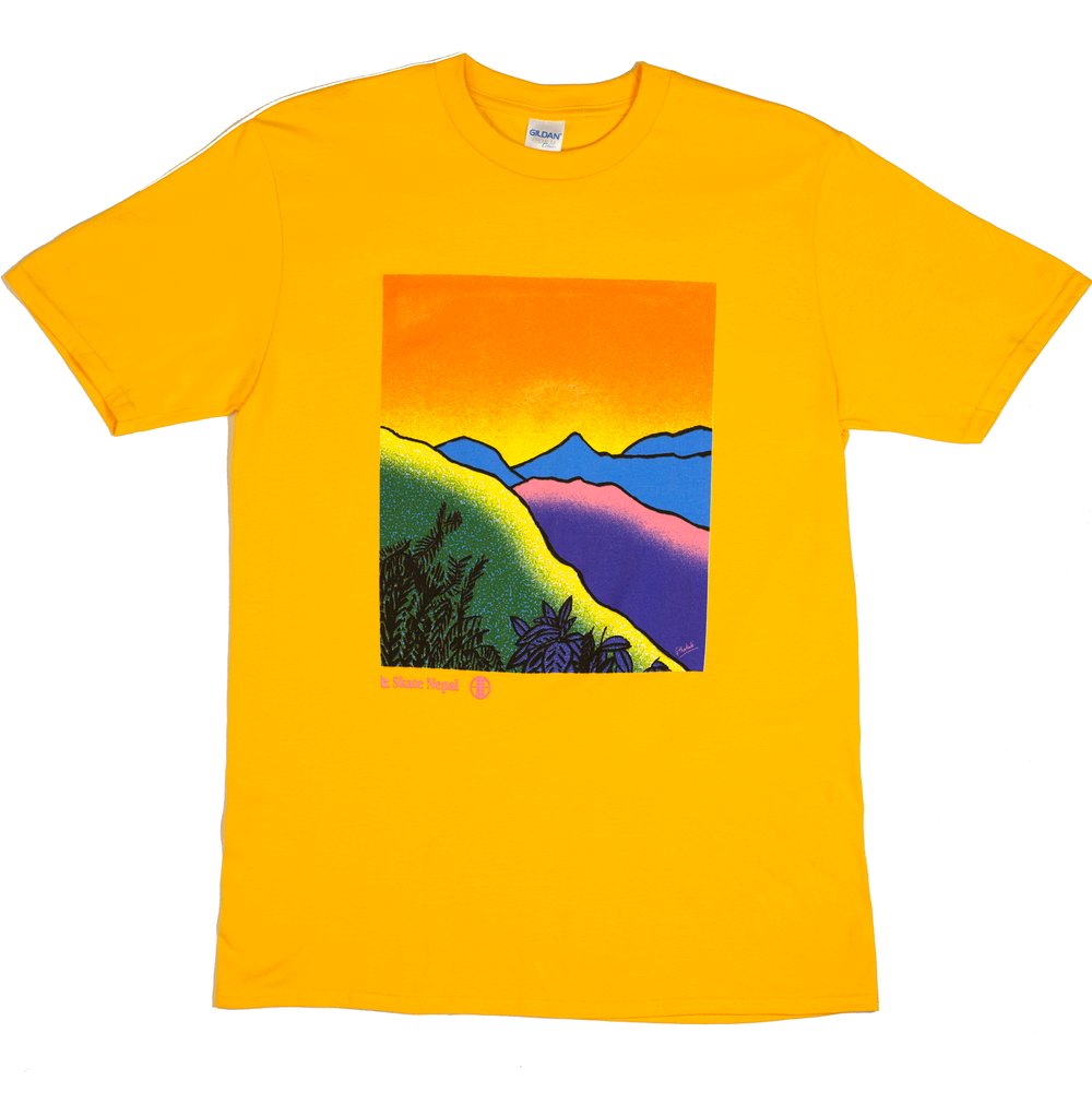 'Hills' Yellow T-Shirt