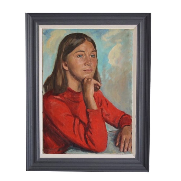 Image of 1940's, 'Portrait of the Artist's Wife', John Leonard Fuller (1891-1973)