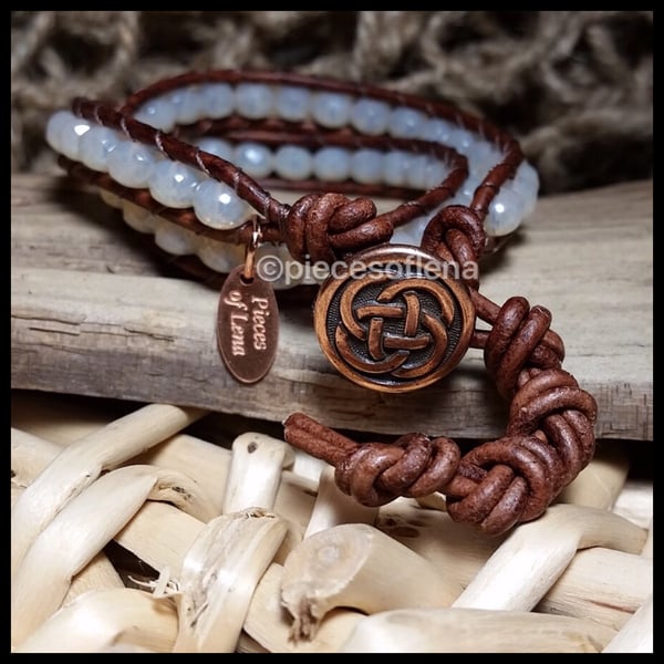 Image of Double Wrap Bracelet - Clearly Celtic