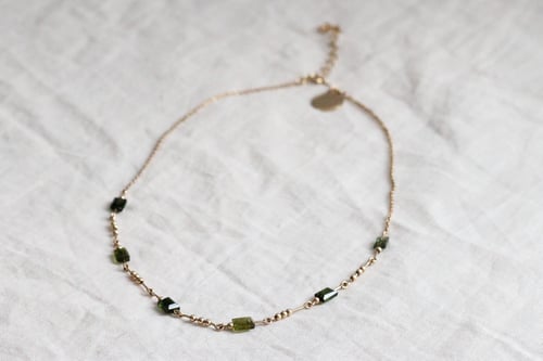 Image of Collier Meluna Green Tourmaline