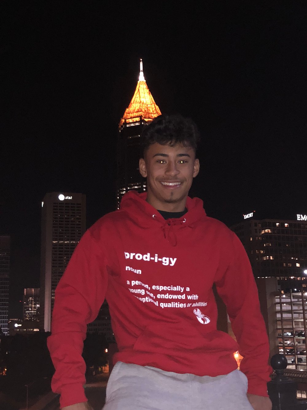 NEW BRAND PRODIGY Red Definition Hoodie